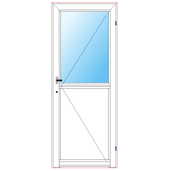 Single-Leaf Door with Upper...