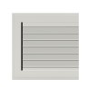 1-leaf external folding shutter with adjustable slats