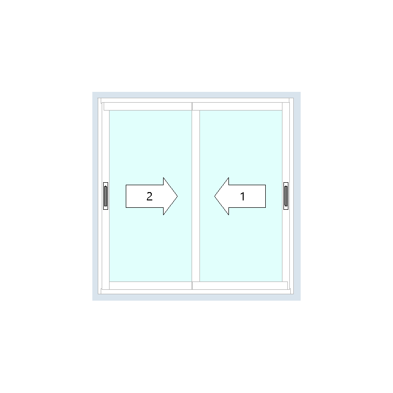 2-leaf sliding windows